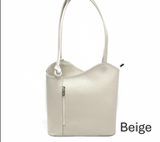 Patrizia, the super versatile: backpack, handbag, shoulder bag in one!