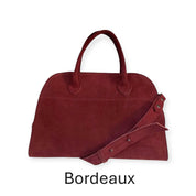 Lisa, the ultra-fashionable spacious bag in suede