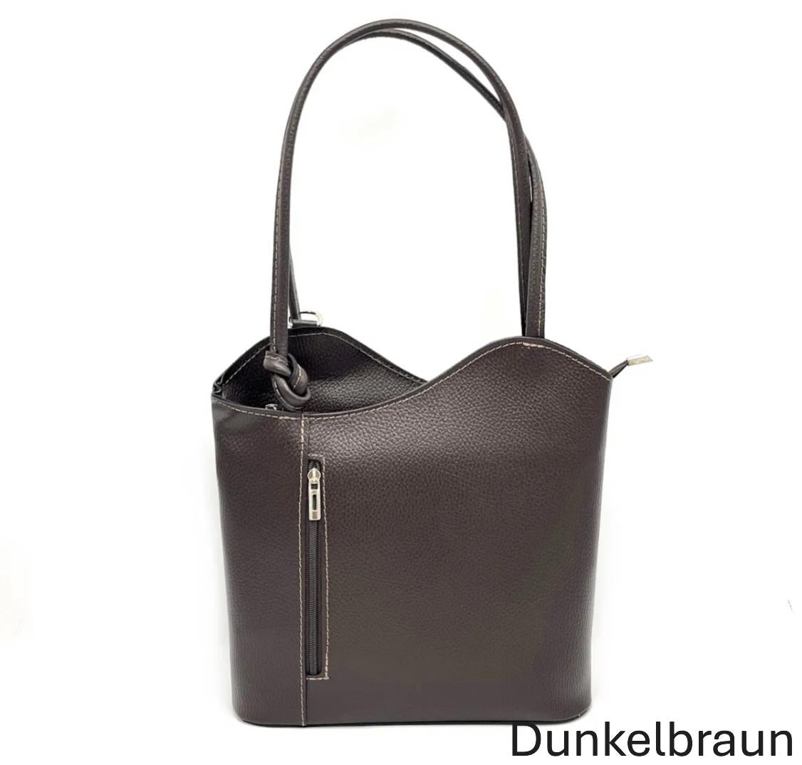 Patrizia, the super versatile: backpack, handbag, shoulder bag in one!