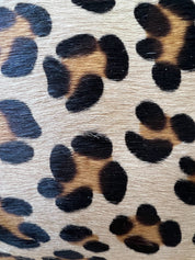 Milva, the wild one in the absolutely trendy, printed cowhide