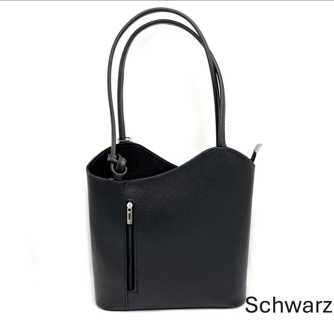 Patrizia, the super versatile: backpack, handbag, shoulder bag in one!