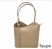 Patrizia, the super versatile: backpack, handbag, shoulder bag in one!