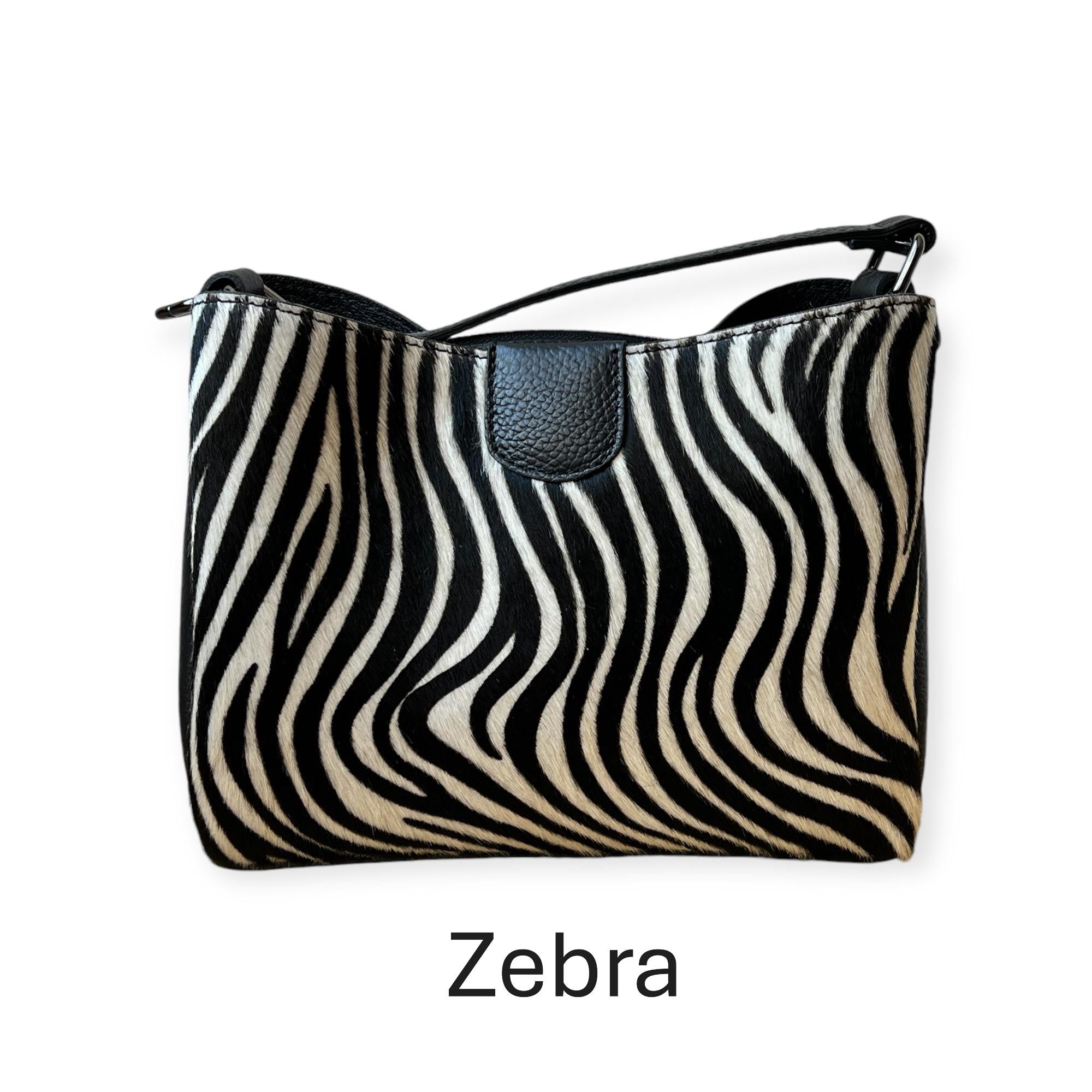 Milva, the wild one in the absolutely trendy, printed cowhide